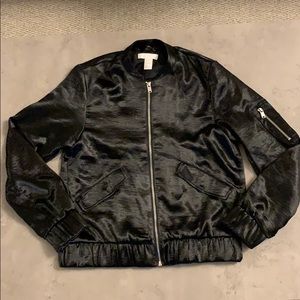 H&M Black Bomber Jacket